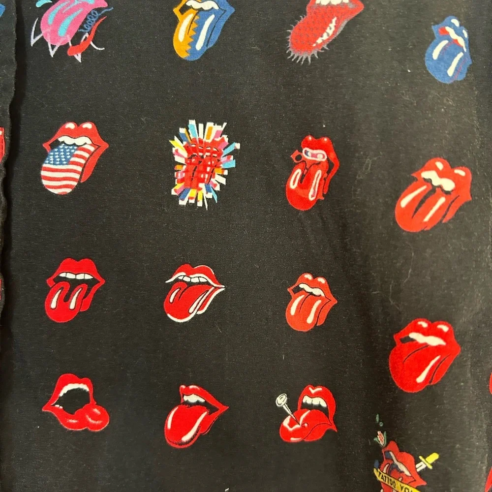 The Rolling Stones Black Graphic Men's Shirt Size Large - Picture 4 of 5